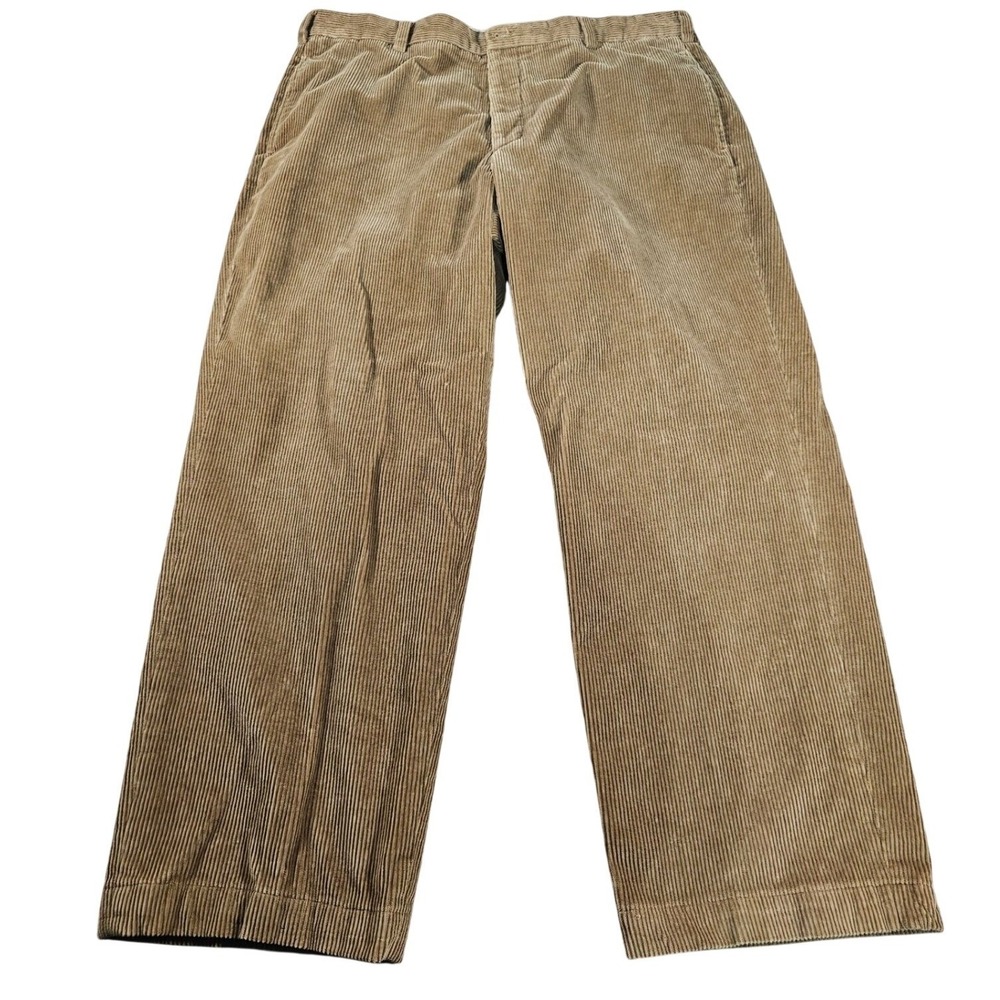 Vintage Brooks Brothers Hudson Corduroy Pants Mens 40x30(Fits 40x28) Wide Wale